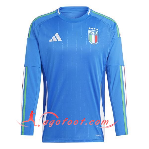 Maillot Equipe Foot Italie Domicile Manches Longues 2024/2025