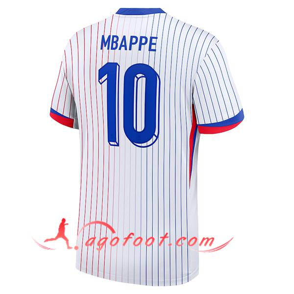 Maillot Equipe Foot France (MBAPPE #10) 2024/2025 Exterieur