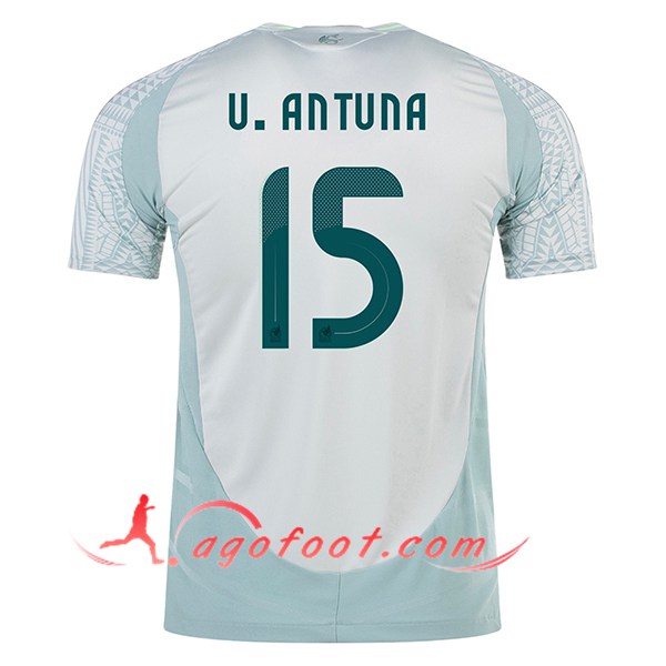 Maillot Equipe Foot Mexique (U.ANTUNA #15) 2024/2025 Exterieur