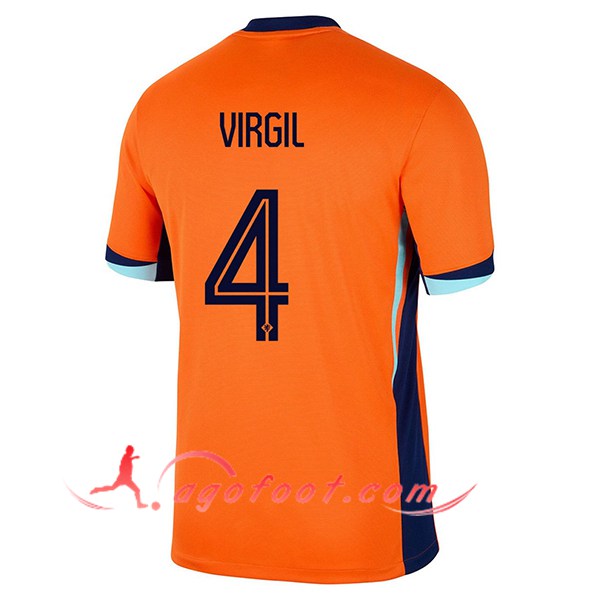 Maillot Equipe Foot Pays-Bas (VIRGIL #4) 2024/2025 Domicile