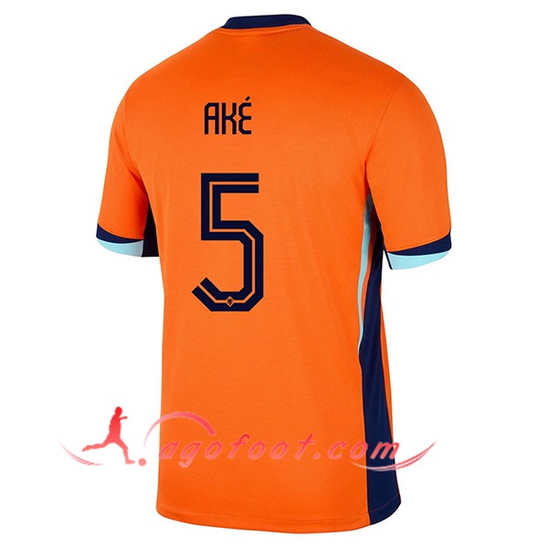 Maillot Equipe Foot Pays-Bas (AKE #5) 2024/2025 Domicile