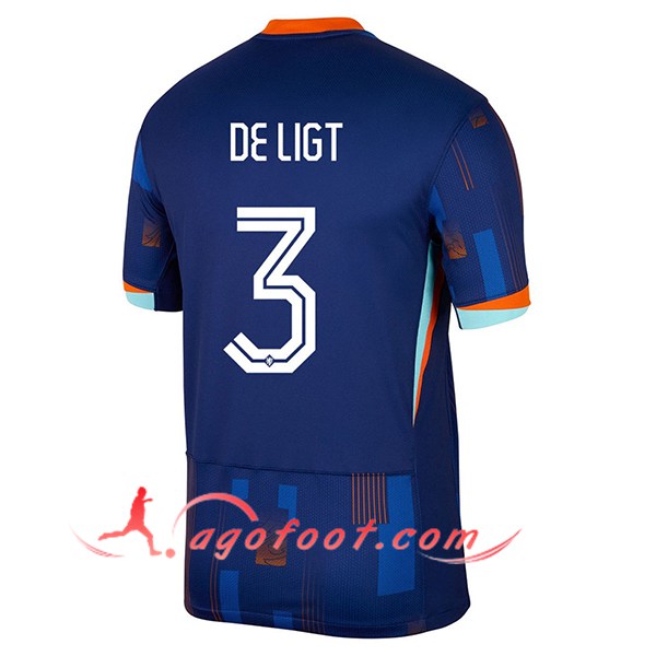 Maillot Equipe Foot Pays-Bas (DE LIGT #3) 2024/2025 Exterieur