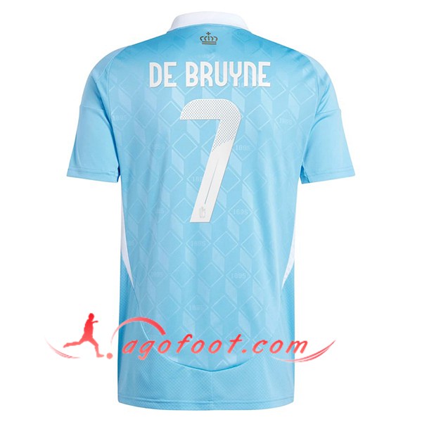 Maillot Equipe Foot Belgique (DE BRUYNE #7) 2024/2025 Exterieur