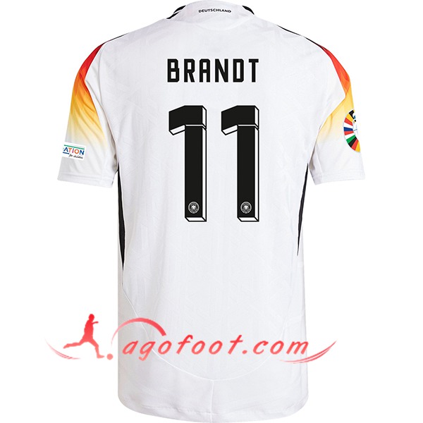 Maillot Equipe Foot Allemagne (BRANDT #11) 2024/2025 Domicile