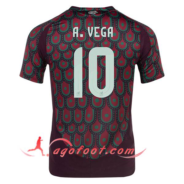 Maillot Equipe Foot Mexique (A.VEGA #10) 2024/2025 Domicile