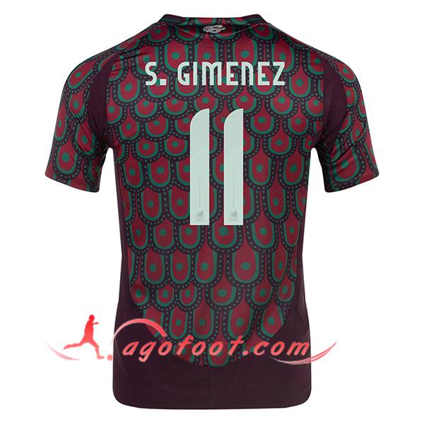 Maillot Equipe Foot Mexique (S.GIMENEZ #11) 2024/2025 Domicile