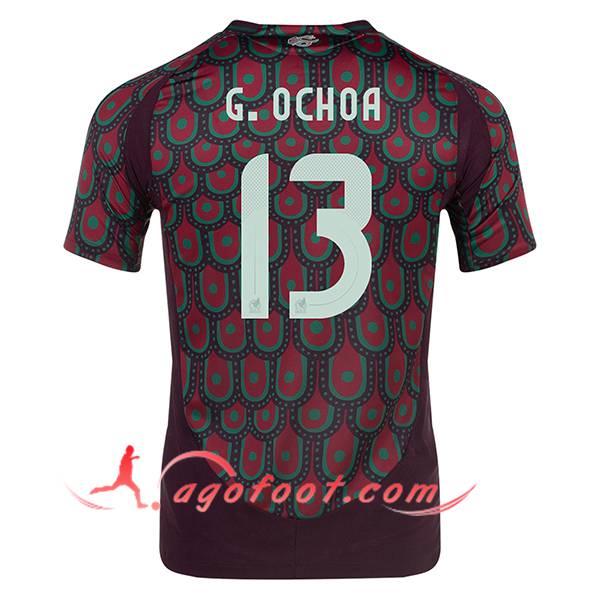 Maillot Equipe Foot Mexique (G.OCHOA #13) 2024/2025 Domicile