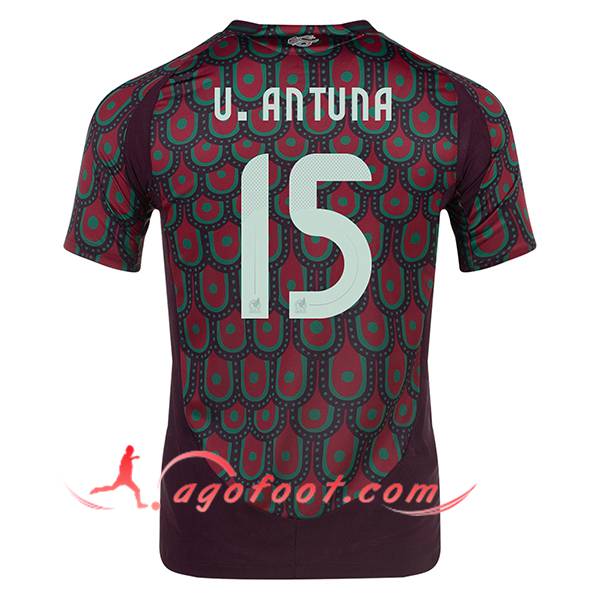 Maillot Equipe Foot Mexique (U.ANTUNA #15) 2024/2025 Domicile