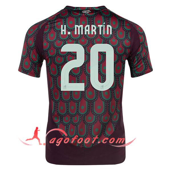 Maillot Equipe Foot Mexique (H.MARTIN #20) 2024/2025 Domicile