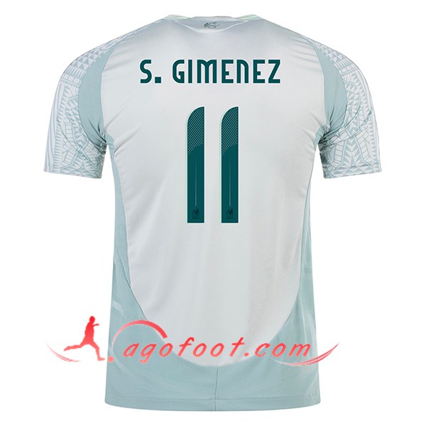 Maillot Equipe Foot Mexique (S.GIMENEZ #11) 2024/2025 Exterieur