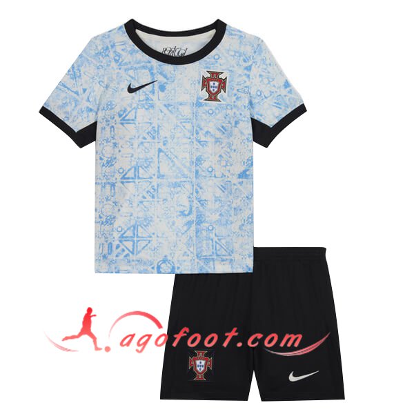 Maillot de Foot Portugal Enfant Exterieur UEFA Euro 2024