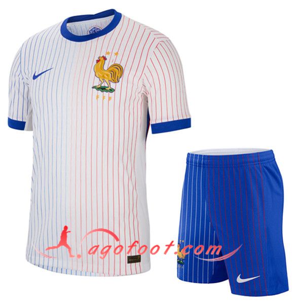 Ensemble Maillot France Exterieur + Short UEFA Euro 2024