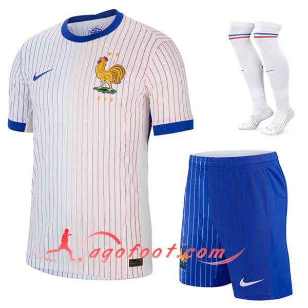 Ensemble Maillot France Exterieur (Short + Chaussettes) 2024/2025