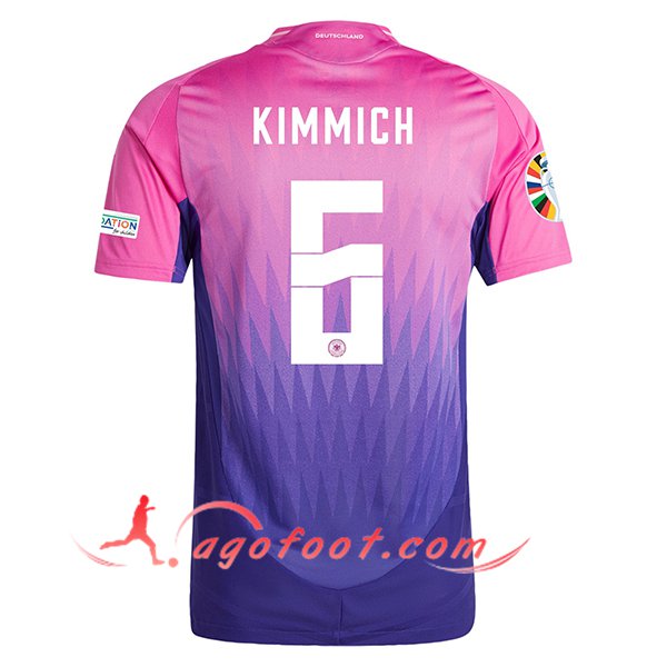 Maillot de Foot Allemagne (KIMMICH #6) UEFA Euro 2024 Exterieur