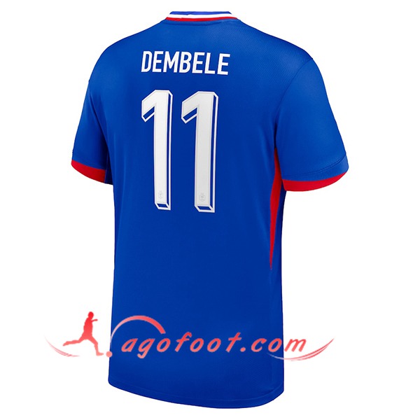 Maillot de Foot France (DEMBELE #11) UEFA Euro 2024 Domicile
