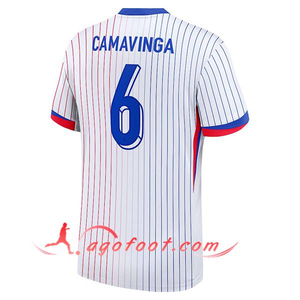 Maillot de Foot France (CAMAVINGA #6) UEFA Euro 2024 Exterieur