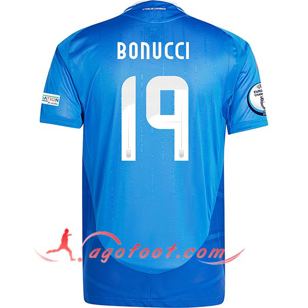 Maillot de Foot Italie (BONUCCI #19) UEFA Euro 2024 Domicile
