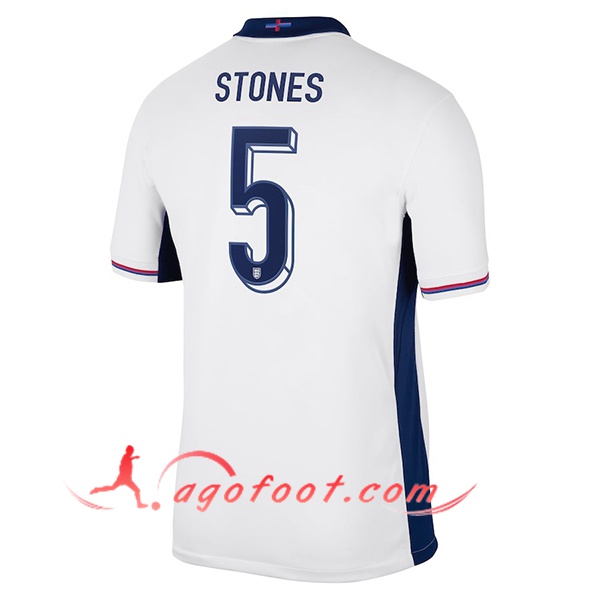 Maillot de Foot Angleterre (STONES #5) UEFA Euro 2024 Domicile
