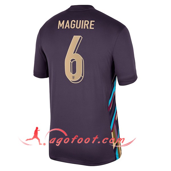Maillot de Foot Angleterre (MAGUIRE #6) UEFA Euro 2024 Exterieur