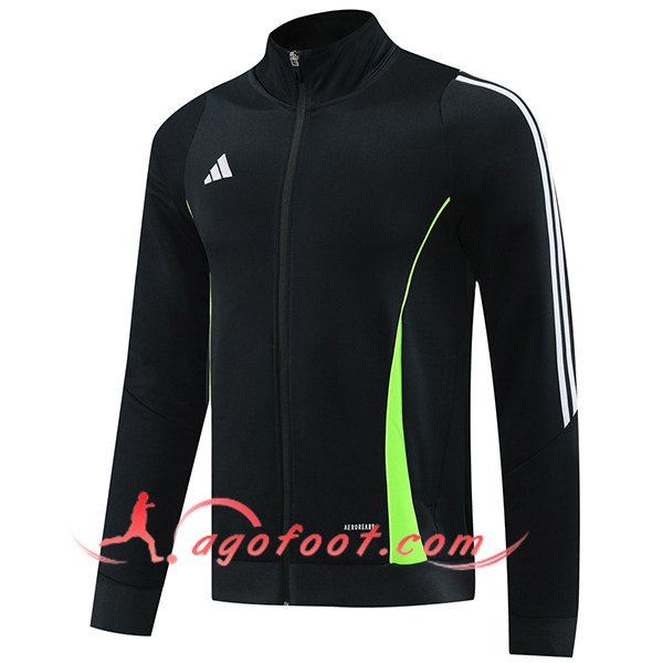 Veste Foot Adidas Noir/Blanc/Vert 2024/2025