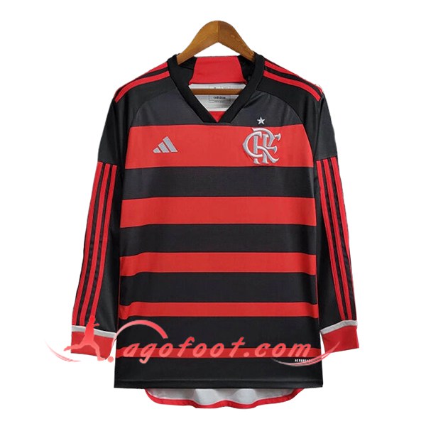 Maillot de Foot Flamengo Domicile Manches Longues 2024/2025