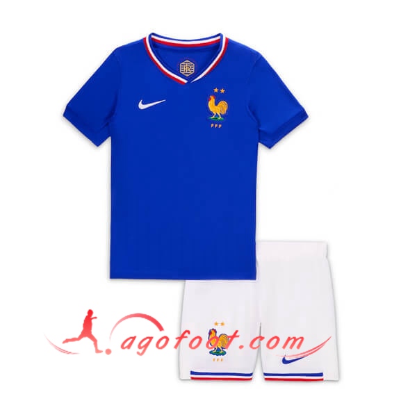 Nouveau Maillot de Foot France Enfant Domicile 2024/2025