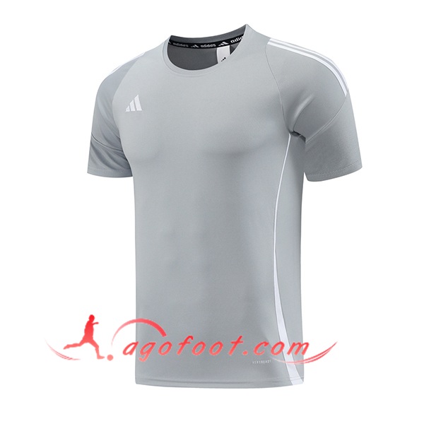 Training T-Shirts Adidas Gris/Blanc 2024/2025