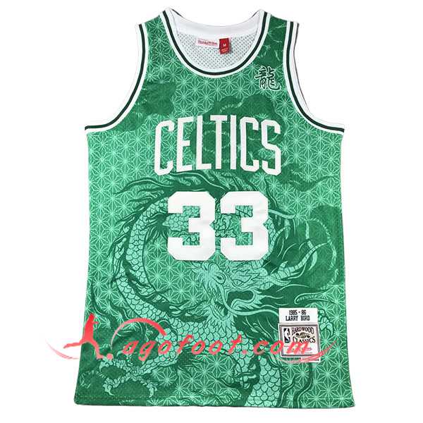 Maillot Boston Celtics (BIRD #33) 2024/25 Vert