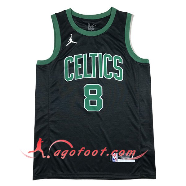 Maillot Boston Celtics (PORZINGIS #8) 2024/25 Noir/Vert