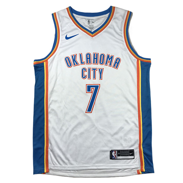 Maillot Oklahoma City Thunder (HOLMGREN #7) 2024/25 Blanc/Bleu