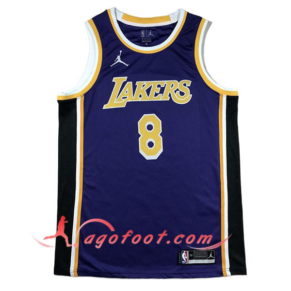 Maillot Los Angeles Lakers (BRYANT #8) 2024/25 Pourpre/Noir/Jaune