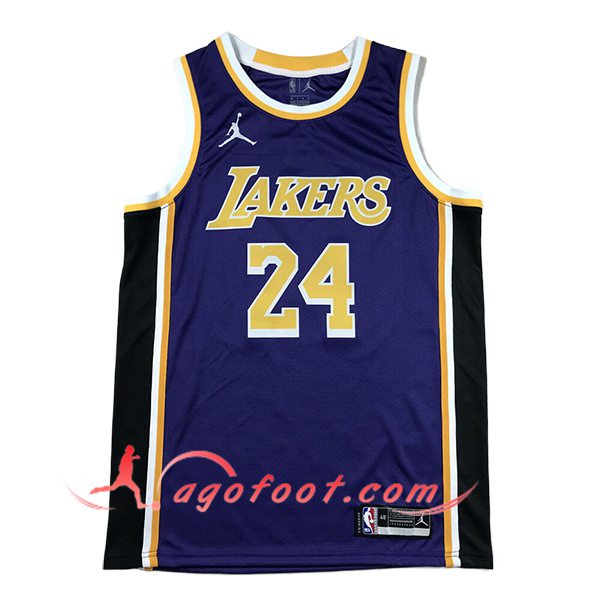 Maillot Los Angeles Lakers (BRYANT #24) 2024/25 Pourpre/Noir/Jaune