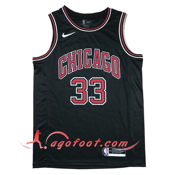 Maillot Chicago Bulls (PIPPEN #33) 2024/25 Noir/Rouge