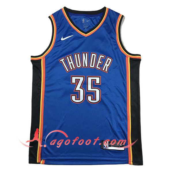 Maillot Oklahoma City Thunder (DURANT #35) 2024/25 Bleu/Noir