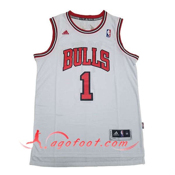 Maillot Chicago Bulls (ROSE #1) 2024/25 Blanc/Rouge