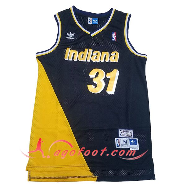 Maillot Indiana Pacers (MILLER #31) 2024/25 Noir/Jaune