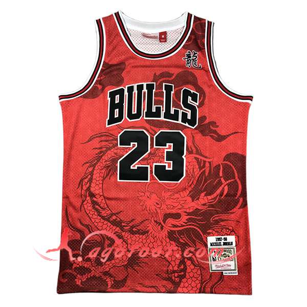 Maillot Chicago Bulls (JORDAN #23) 2024/25 Rouge/Noir