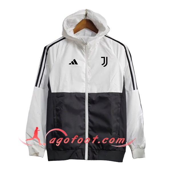 Coupe-Vent Juventus Blanc/Noir 2024/2025