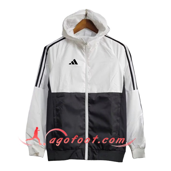 Coupe-Vent Adidas Blanc/Noir 2024/2025