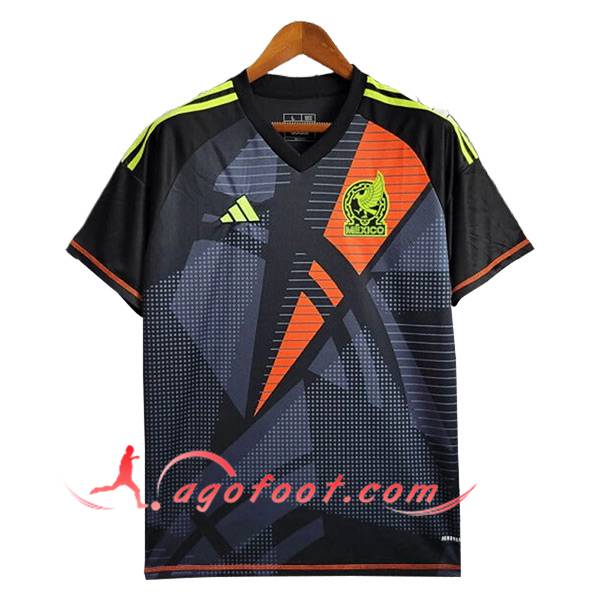 Maillot Equipe Foot Mexique Gardien de But Noir 2024/2025