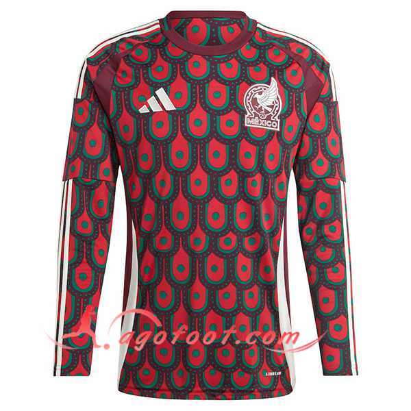 Maillot Equipe Foot Mexique Manches Longues Domicile 2024/2025