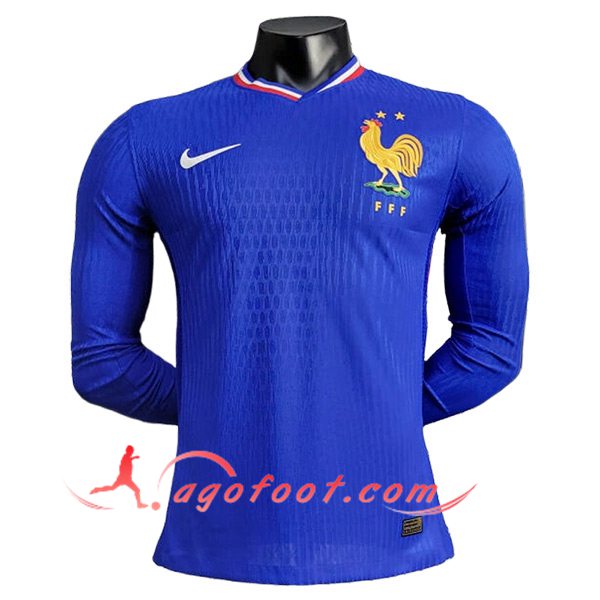 Maillot Equipe Foot France Manches Longues Domicile 2024/2025