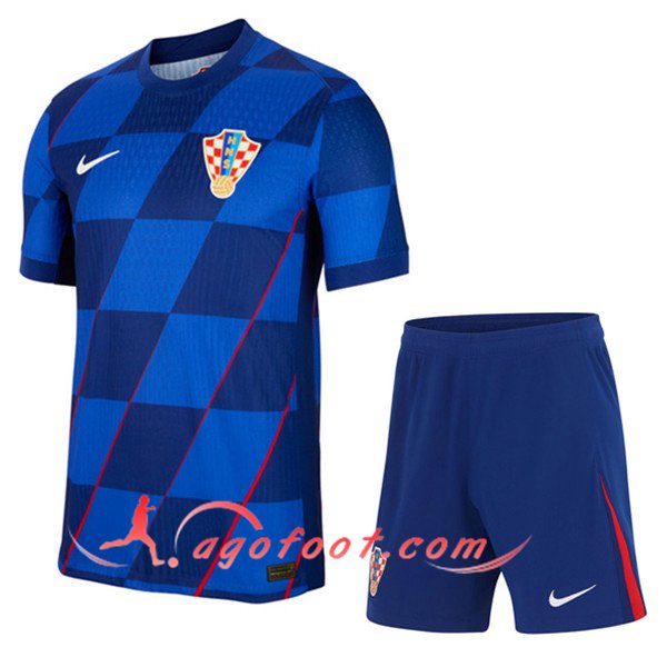 Ensemble Maillot Croatie Exterieur + Short UEFA Euro 2024