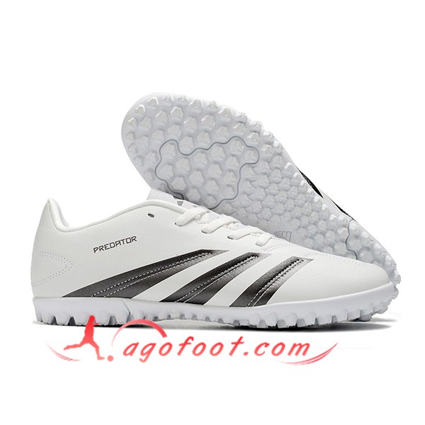 Adidas Chaussures de Foot Predator Club TF Blanc/Noir