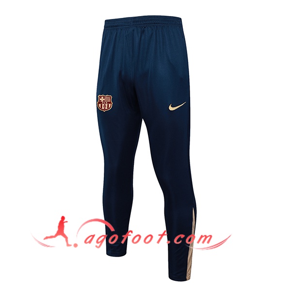 Pantalon Foot FC Barcelone Bleu/Jaune 2024/2025