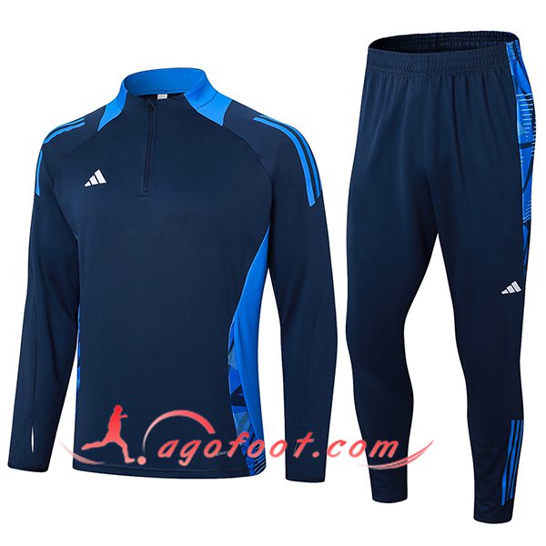 Ensemble Survetement de Foot Adidas Bleu Marine 2024/2025