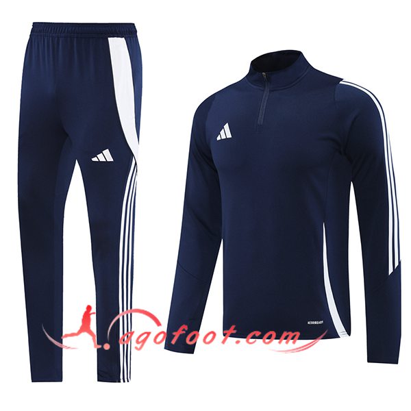 Ensemble Survetement de Foot Adidas Bleu Foncé 2024/2025