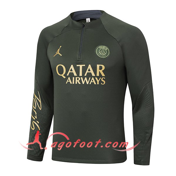 Sweatshirt Training PSG Vert 2024/2025