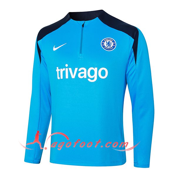 Sweatshirt Training FC Chelsea Bleu 2024/2025