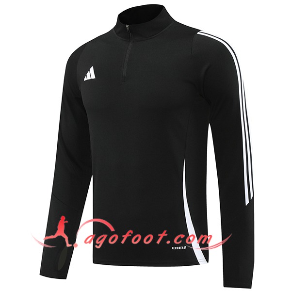 Sweatshirt Training Adidas Noir/Blanc 2024/2025